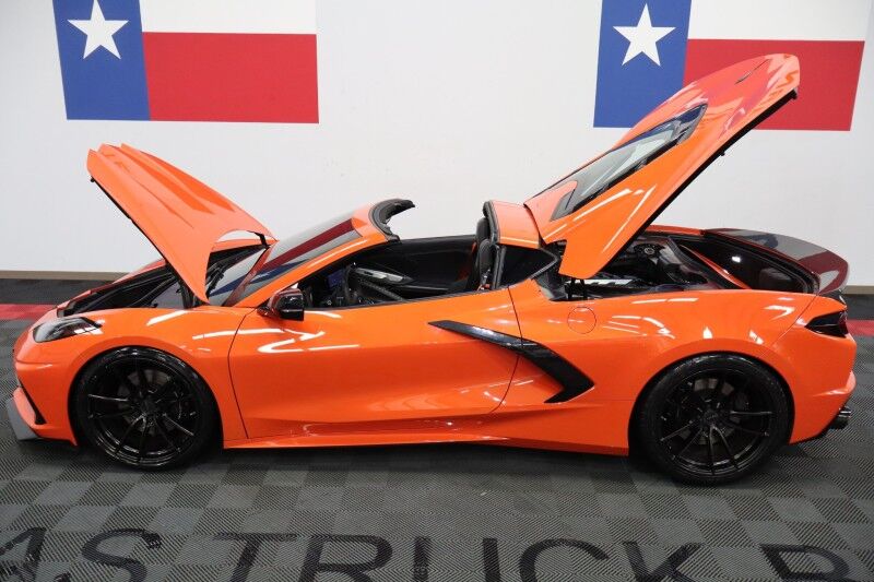 2020 Chevrolet Corvette 1LT C8 Targa Top Carbon Fiber 6.2L V8 Velgen Wheels FREE WARRANT Arlington TX