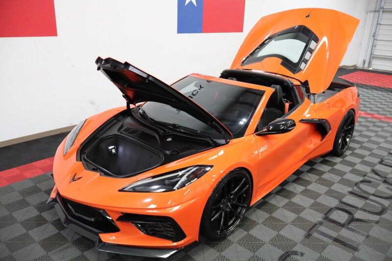 2020 Chevrolet Corvette 1LT C8 Targa Top Carbon Fiber 6.2L V8 Velgen Wheels FREE WARRANT Arlington TX