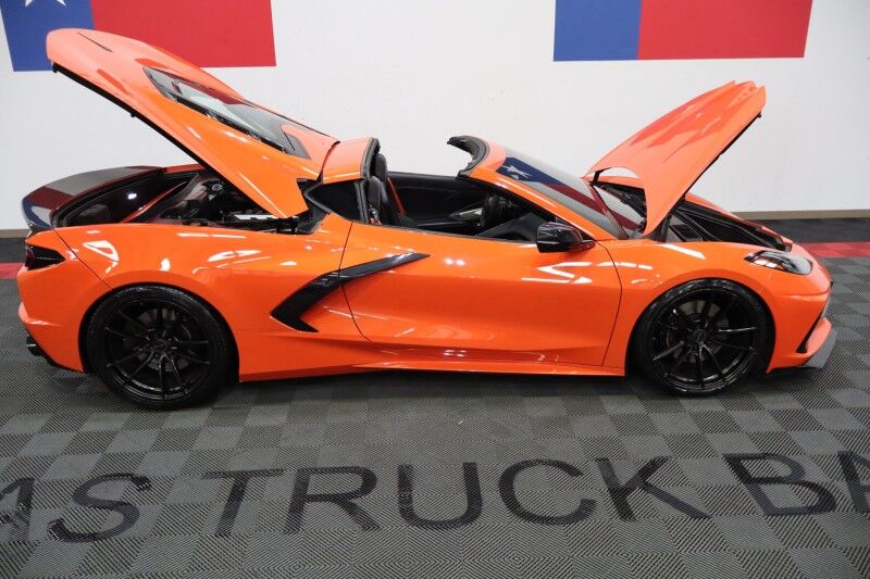 2020 Chevrolet Corvette 1LT C8 Targa Top Carbon Fiber 6.2L V8 Velgen Wheels FREE WARRANT Arlington TX