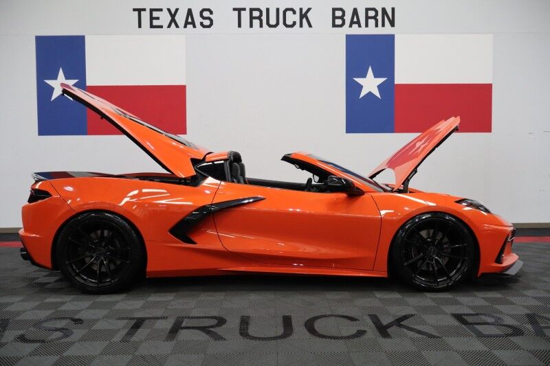 2020 Chevrolet Corvette 1LT C8 Targa Top Carbon Fiber 6.2L V8 Velgen Wheels FREE WARRANT Arlington TX