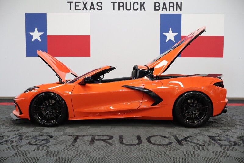 2020 Chevrolet Corvette 1LT C8 Targa Top Carbon Fiber 6.2L V8 Velgen Wheels FREE WARRANT Arlington TX