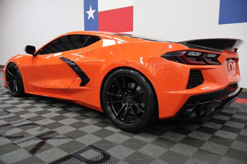 2020 Chevrolet Corvette 1LT C8 Targa Top Carbon Fiber 6.2L V8 Velgen Wheels FREE WARRANTY Arlington TX