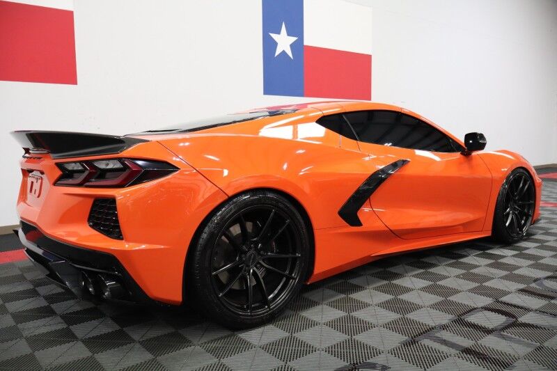 2020 Chevrolet Corvette 1LT C8 Targa Top Carbon Fiber 6.2L V8 Velgen Wheels FREE WARRANTY Arlington TX