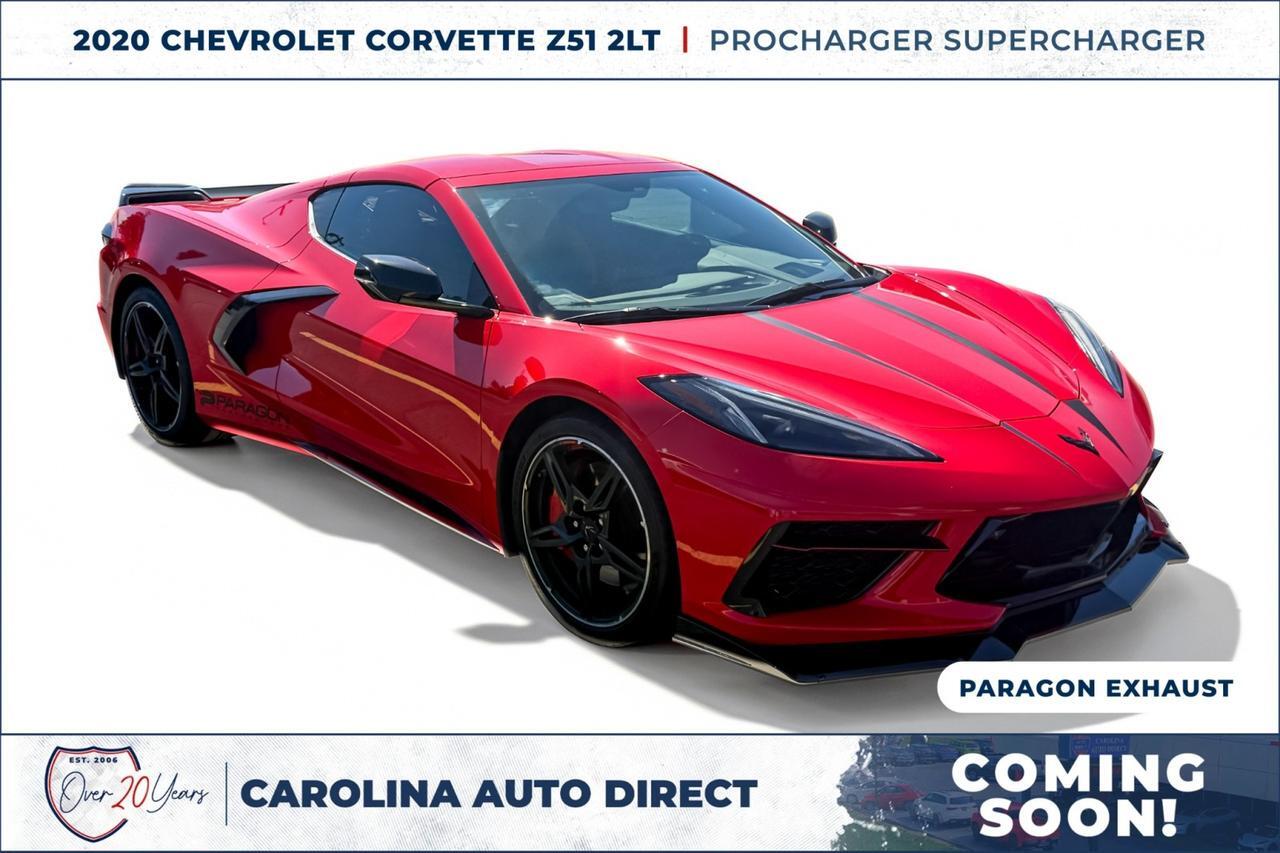 2020 Chevrolet Corvette 2LT / Z51 / HO V8 / Procharger Supercharger / Paragon Exhaust