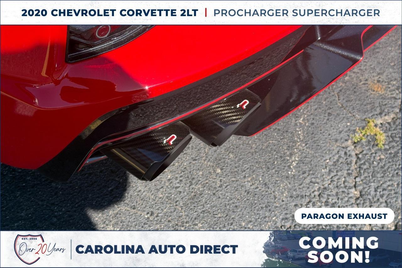2020 Chevrolet Corvette 2LT / Z51 / HO V8 / Procharger Supercharger / Paragon Exhaust Lincolnton NC
