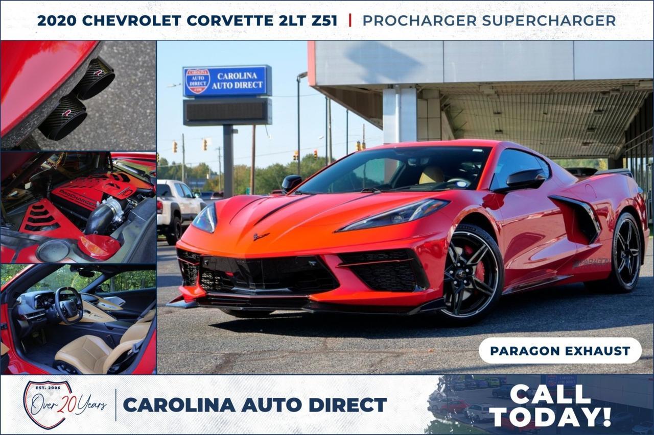 2020 Chevrolet Corvette 2LT / Z51 / HO V8 / Procharger Supercharger / Paragon Exhaust