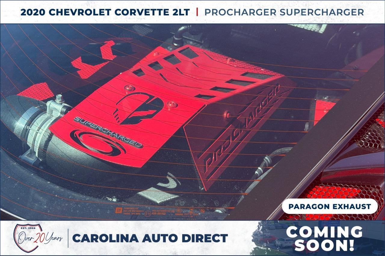 2020 Chevrolet Corvette 2LT / Z51 / HO V8 / Procharger Supercharger / Paragon Exhaust Lincolnton NC