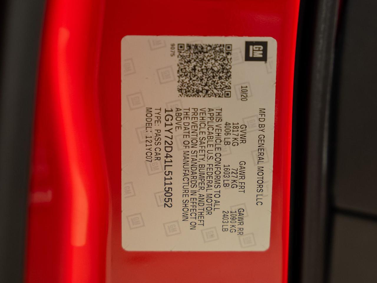 2020 Chevrolet Corvette Stingray Ft Lauderdale FL