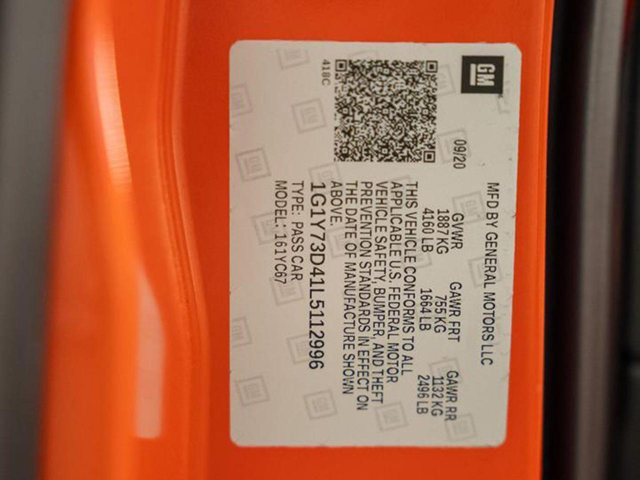 2020 Chevrolet Corvette Stingray Ft Lauderdale FL