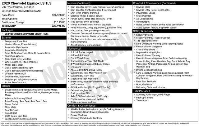 2020 Chevrolet Equinox LS Raleigh NC