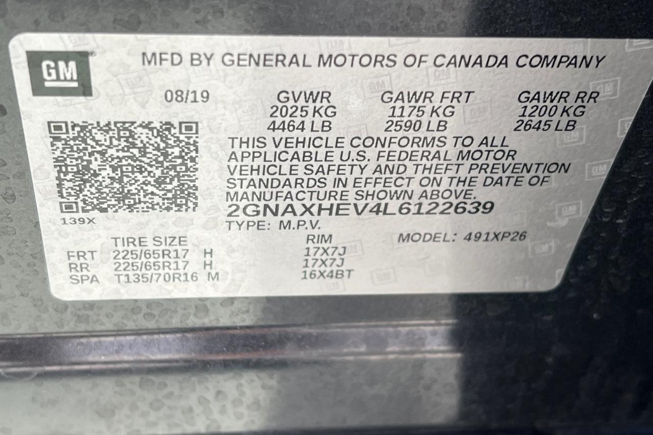 2020 Chevrolet Equinox LS Ontario OR