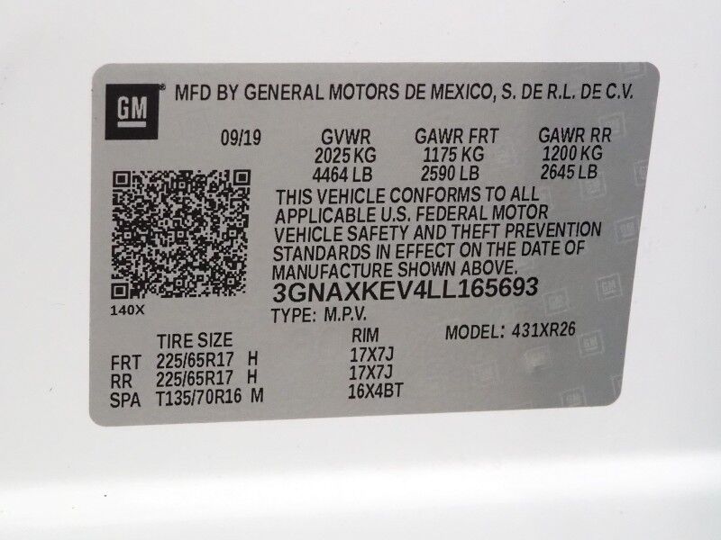 2020 Chevrolet Equinox LT *CONFIDENCE & CONVENIENCE PKG, SAFETY ALERTS, BACKUP-CAMERA, COLOR TOUCHSCREEN, HEATED SEATS, REMOTE START, POWER LIFTGATE, KEYLESS ENTRY, ALLOY WHEELS, ANDROID & APPLE Round Rock TX