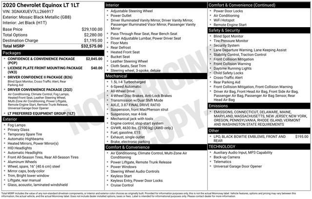 2020 Chevrolet Equinox LT Raleigh NC
