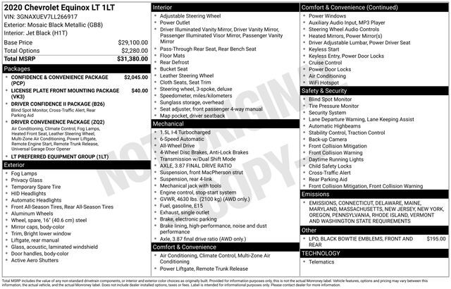 2020 Chevrolet Equinox LT Raleigh NC
