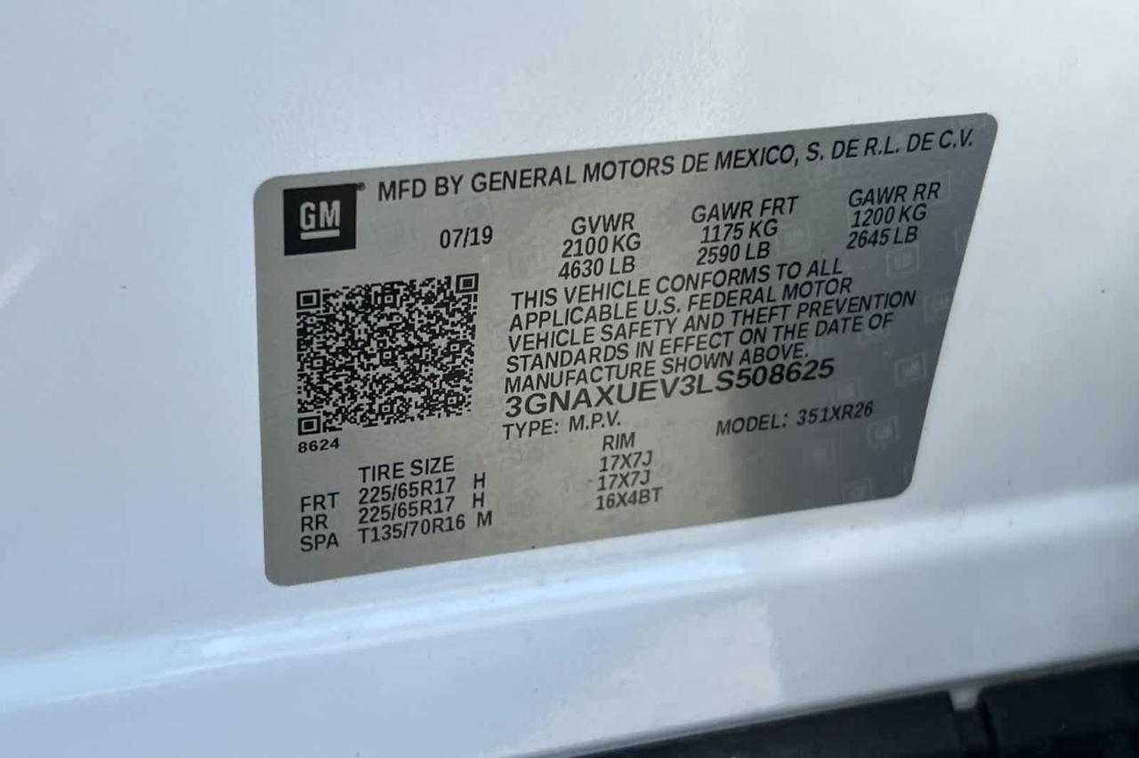 2020 Chevrolet Equinox LT Roseville CA