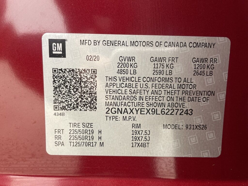2020 Chevrolet Equinox Premier AWD Minocqua WI