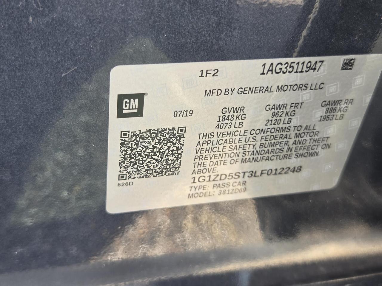 2020 Chevrolet Malibu 4dr Sdn LT Beeville TX