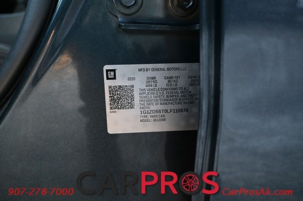 2020 Chevrolet Malibu LT - Remote Start - Power & Heated Cloth Seats - Android Auto/Ap Anchorage AK