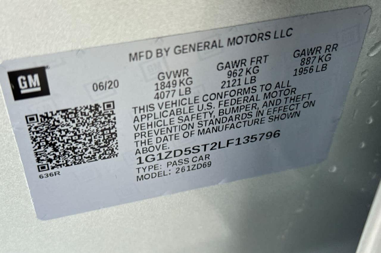 2020 Chevrolet Malibu LT Roseville CA