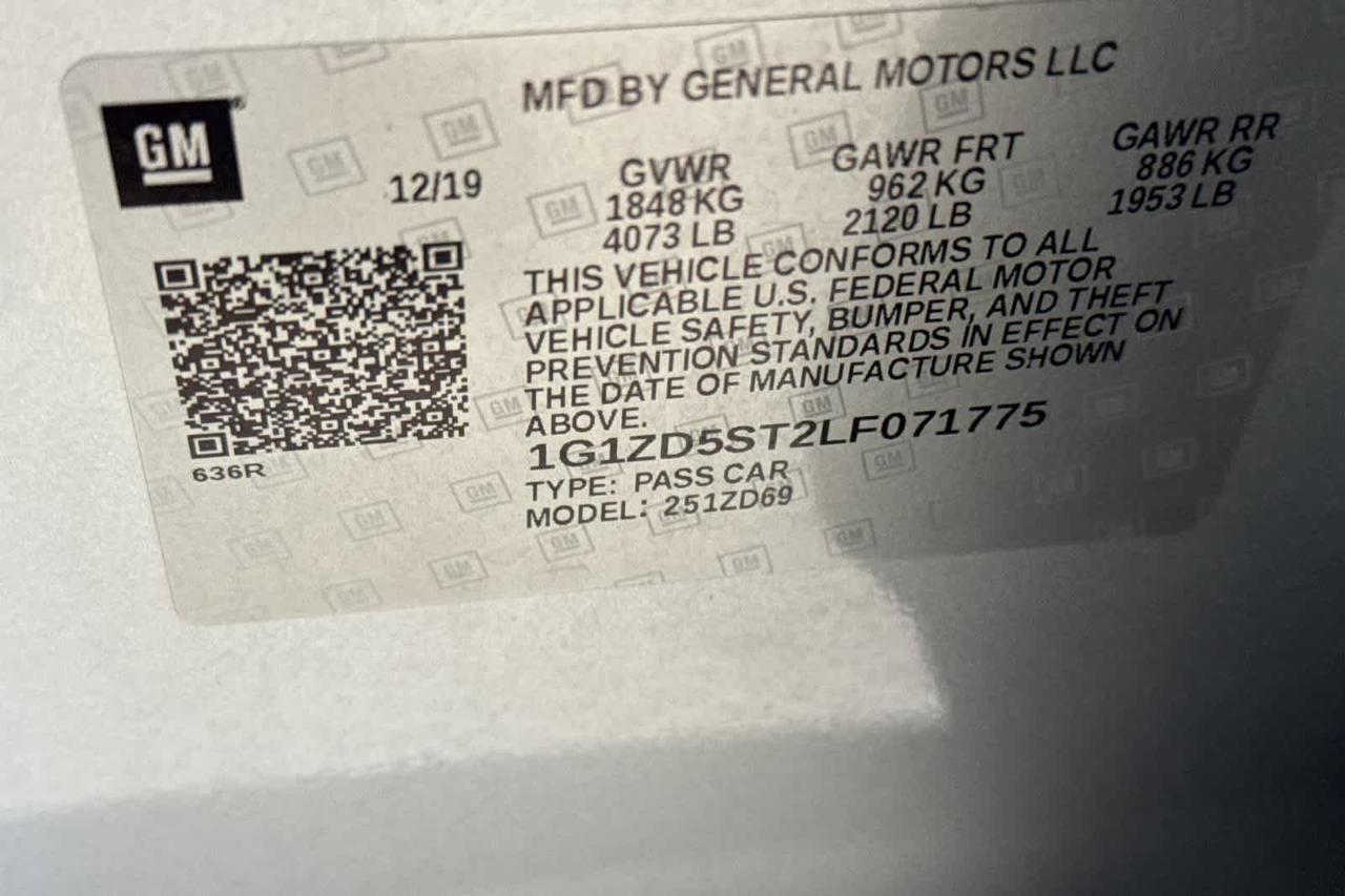 2020 Chevrolet Malibu LT Roseville CA