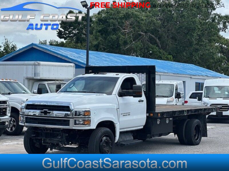 2020 Chevrolet SILVERADO 6500 MD WORK TRUCK FLATBED LOW MILES DIESEL FREE SHIPPING IN FLORIDA Sarasota FL