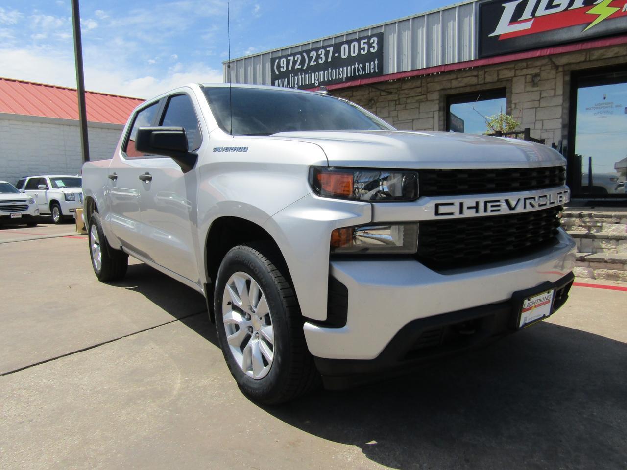 2020 Chevrolet Silverado 1500 2WD Crew Cab 147\ Custom" Grand Prairie TX