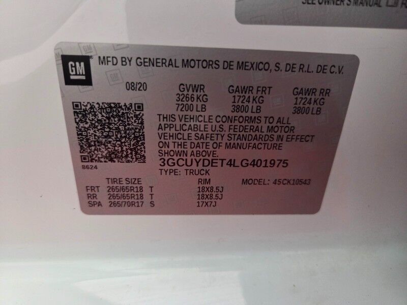 2020 Chevrolet Silverado 1500 4WD Z71 3.0L Duramax Diesel Camper Shell FREE WARRANTY Arlington TX