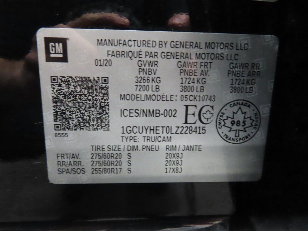 2020 Chevrolet Silverado 1500 4x4 Crew Cab High Country Fond du Lac WI