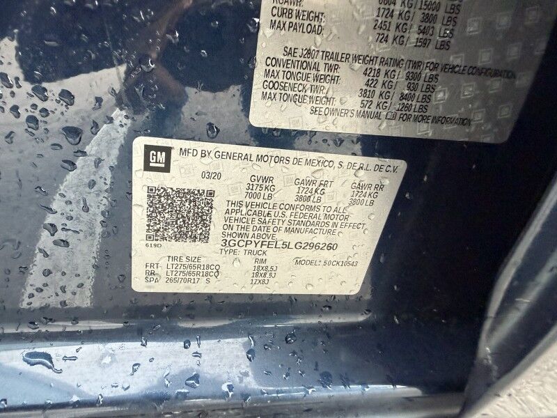 2020 Chevrolet Silverado 1500 6.2L V8 4x4 57k mi's LT Leather Trail Boss Collinsville OK