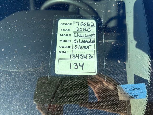 2020 Chevrolet Silverado 1500 Custom Jacksonville FL