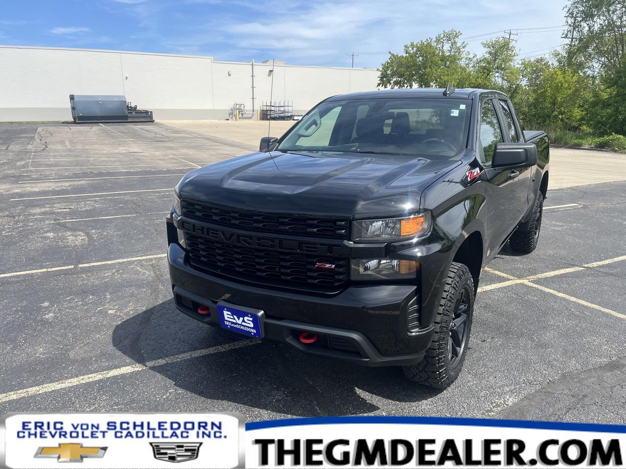 2020 Chevrolet Silverado 1500 Custom Trail Boss Double Cab 4WD Conv InfottnmntPkgs w/RemoteStart Spray-OnBedliner OnStar SiriusXM