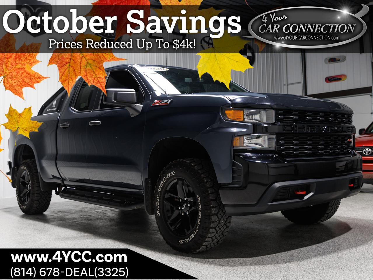 2020 Chevrolet Silverado 1500 Custom Trail Boss Z71 Ext. Cab 4WD