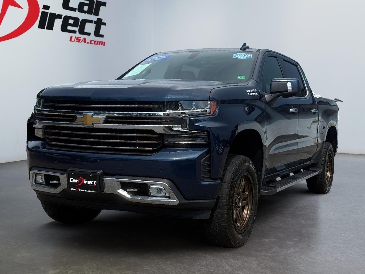 2020 Chevrolet Silverado 1500 High Country, RUNNING BOARDS, BED LINER, BACKUP CAMERA WITH PARKING SENSORS, APPLE CARPLAY/ANDROID AUTO, LANE KEEP ASSIST, BLIND SPOT ALERT, TOW PACKAGE, NO ACCIDENTS, RIDE THIS TRUCK TO THE COUNTRY! Virginia Beach VA