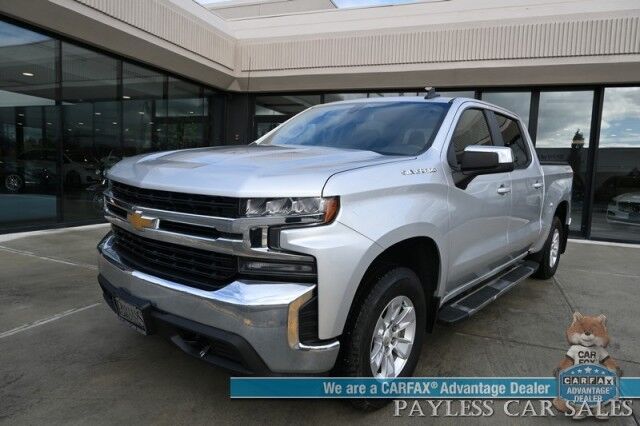 2020 Chevrolet Silverado 1500 LT / 4X4 / Crew Cab / Seats 6 / AutoStart / 5.3L V8 / Power Mirrors, Windows & Locks / Apple CarPlay & Android Auto / Backup Camera / Keyless Entry / Block Heater / Tonneau Cover / Tow Pkg Anchorage AK