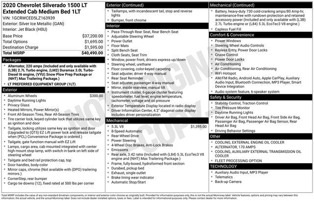 2020 Chevrolet Silverado 1500 LT Raleigh NC