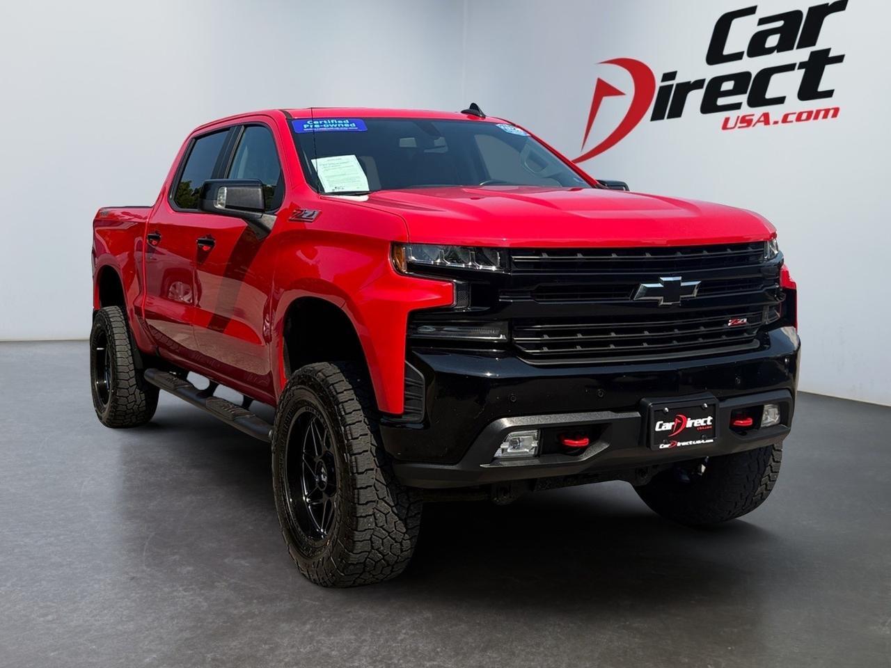 2020 Chevrolet Silverado 1500 LT Trail Boss, RUNNING BOARDS, LIFTED, TOW PACKAGE, CUSTOM GEAR OFF ROAD BLACK WHEELS, SUNROOF, BACKUP CAMERA, PARKING SENSORS, HEATED SEATS, BLIND SPOT ALERT, LANE KEEP ASSIST, REAR POWER SLIDING WINDOW, CLEAN CARFAX, LIFT YOUR RIDE IN THIS TRAIL BO Virginia Beach VA