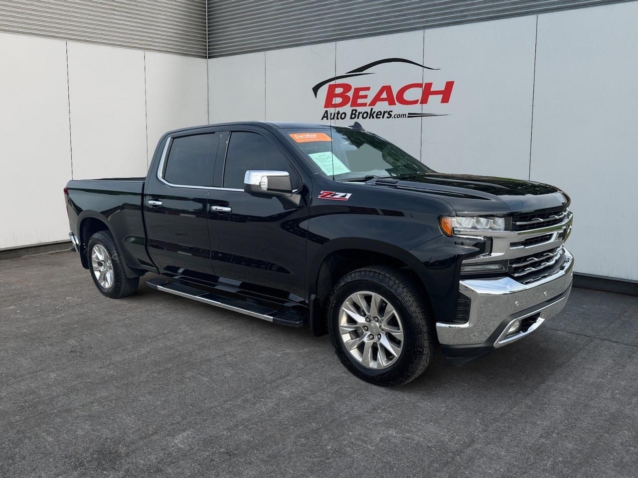 2020 Chevrolet Silverado 1500 LTZ CREW CAB DURAMAX DIESEL 4X4, SUNROOF, APPLE CARPLAY/ ANDROID AUTO, BOSE SOUND SYSTEM, HEATED AND COOLED SEATS, HEATED REAR SEATS, HEATED STEERING WHEEL, KEYLESS ENTRY & START, REMOTE START, CLEAN CARFAX, ARE YOU READY FOR YOUR NEXT TRUCK? Norfolk VA