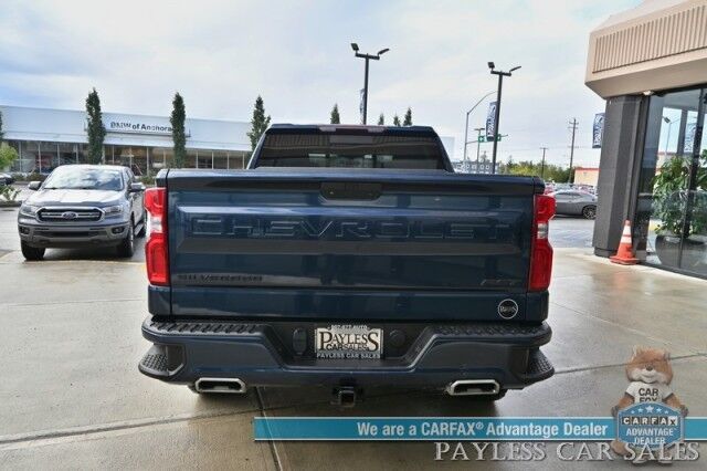 2020 Chevrolet Silverado 1500 RST / 4X4 / Z71 Off-Rd & Convenience Pkg / Auto Start / Power & Heated Cloth Seats / Heated Steering / Bose Speakers / Apple CarPlay & Android Auto / Bed Liner / Tonneau Cover / Running Boards / Tow Pkg Anchorage AK