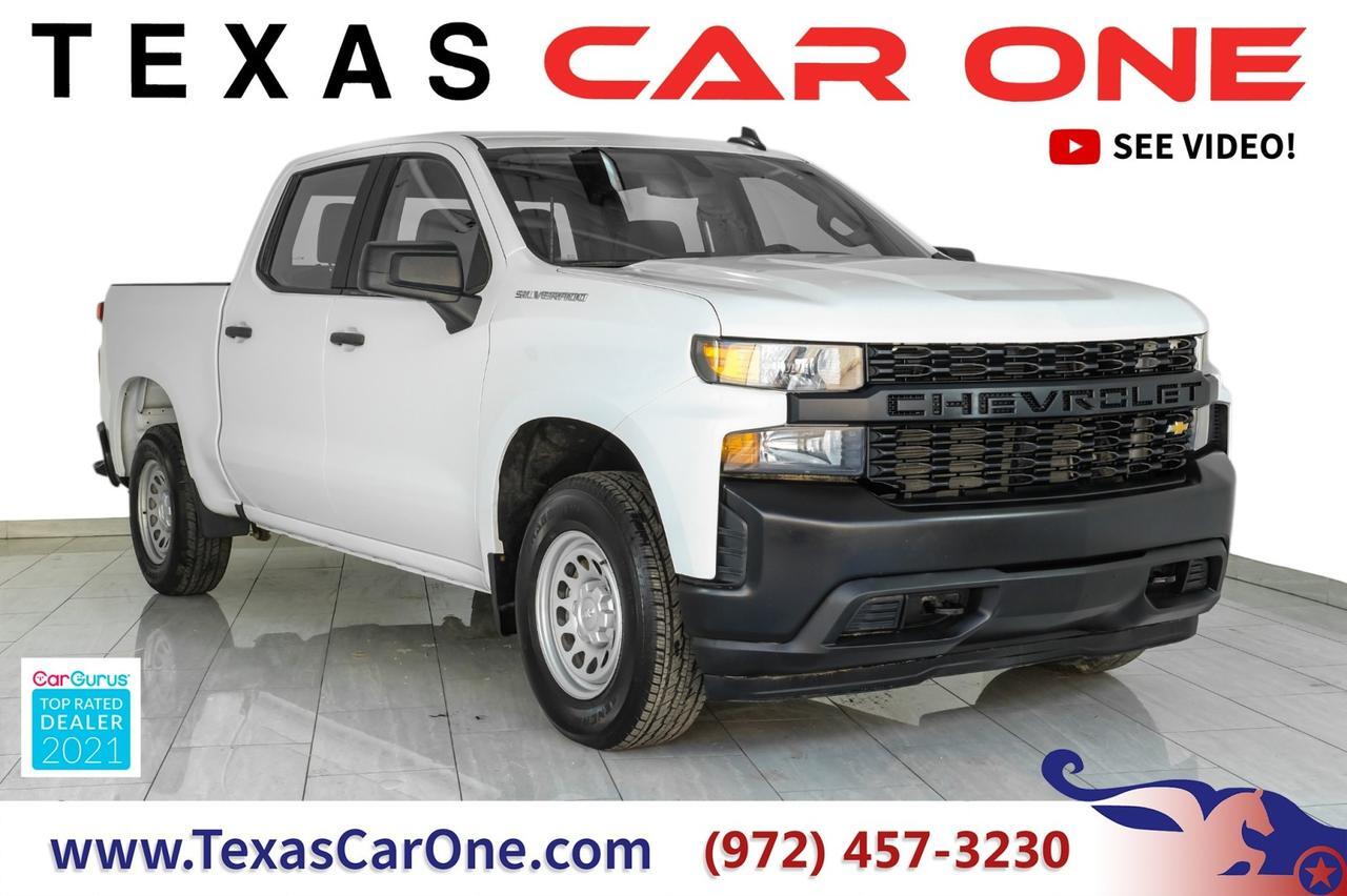 2020 Chevrolet Silverado 1500 WORK TRUCK 4WD CREW CAB AUTOMATIC VINYL SEATS REAR CAMERA TOW HI