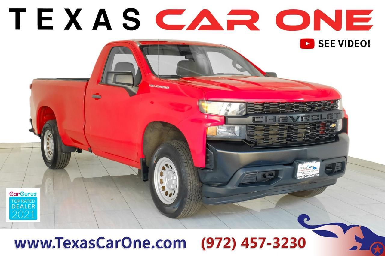 2020 Chevrolet Silverado 1500 WORK TRUCK 4WD REGULAR CAB AUTOMATIC VINYL SEATS REAR CAMERA TOW HITCH BED LINER