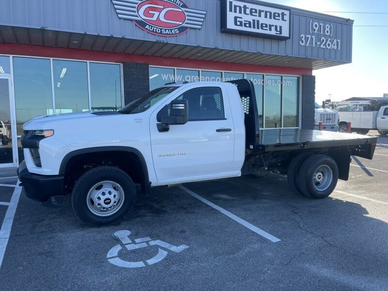 2020 Chevrolet Silverado 3500HD DRW Flatbed 4k mi's Work Truck Collinsville OK
