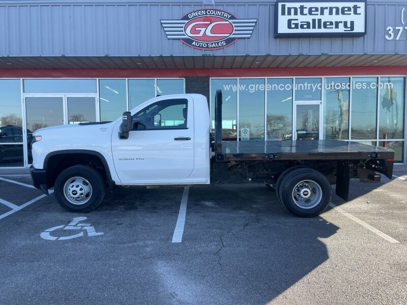 2020 Chevrolet Silverado 3500HD DRW Flatbed 4k mi's Work Truck Collinsville OK