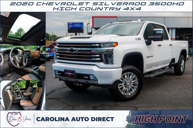 2020 Chevrolet Silverado 3500HD High Country 4X4 / Duramax Turbo-Diesel / Sunroof! High Point NC