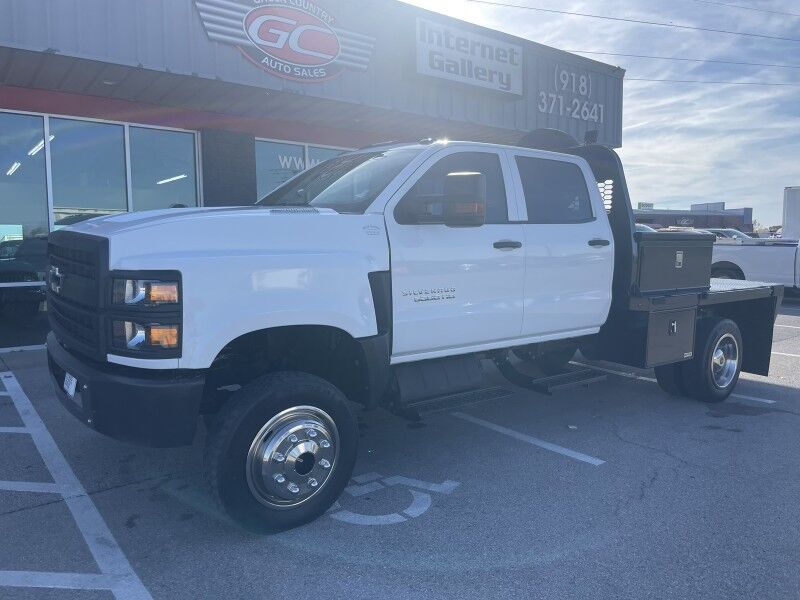 2020 Chevrolet Silverado 5500 4x4 Diesel Flatbed Work Truck Collinsville OK