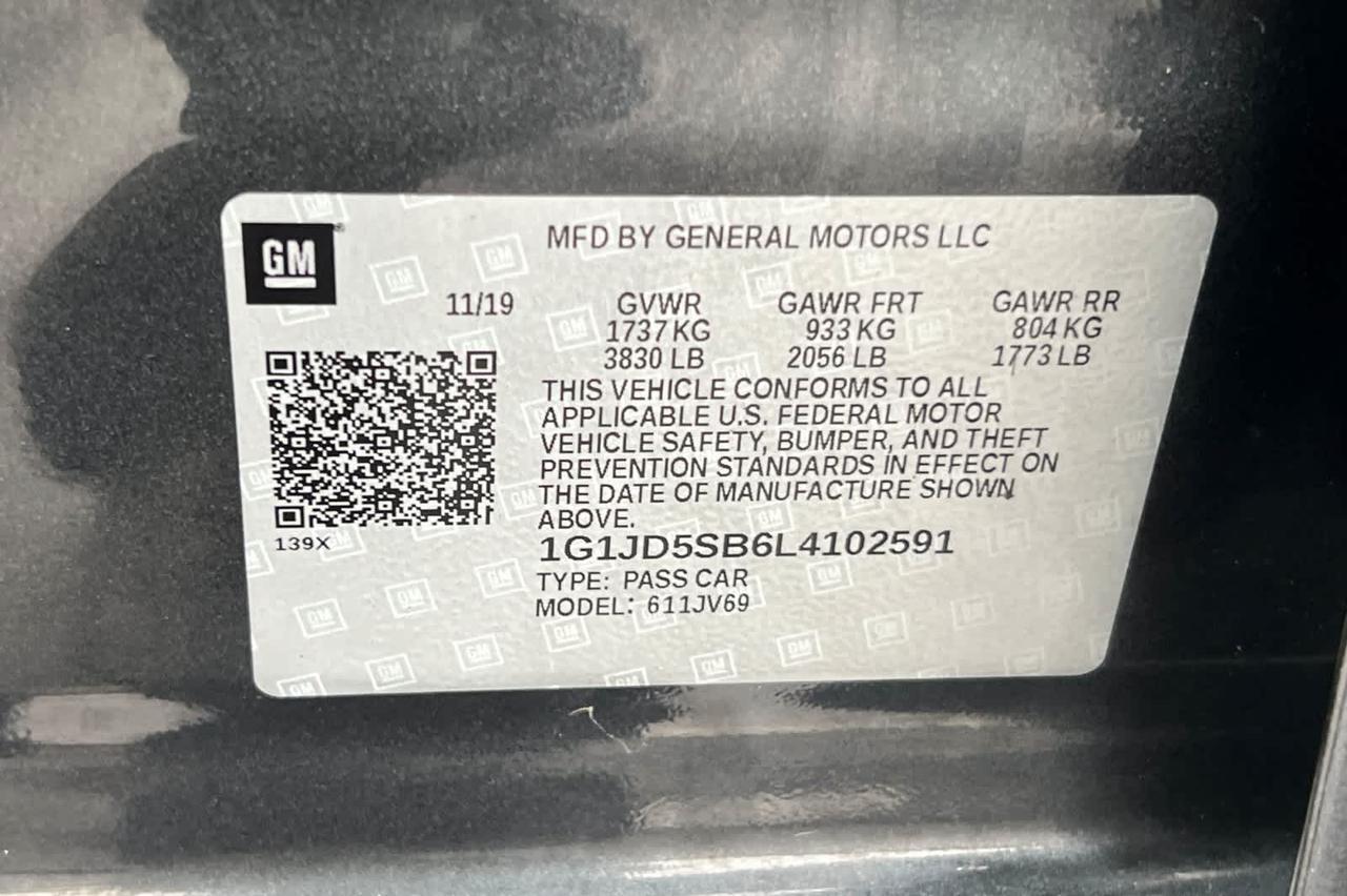 2020 Chevrolet Sonic LT Roseville CA