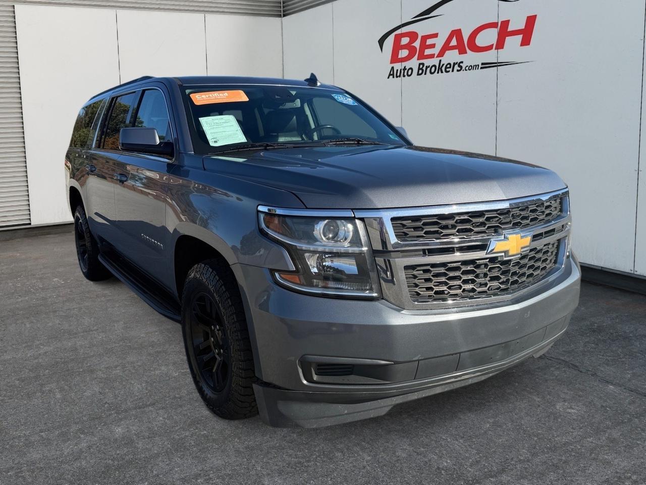 2020 Chevrolet Suburban LT, SUNROOF, APPLE CARPLAY/ANDROID AUTO, UNIVERSAL GARAGE DOOR OPENER, RUNNING BOARDS, TOW PACKAGE, BOSE SOUND SYSTEM, HEATED SEATS, COME AND TEST DRIVE THIS SUBURBAN TODAY!