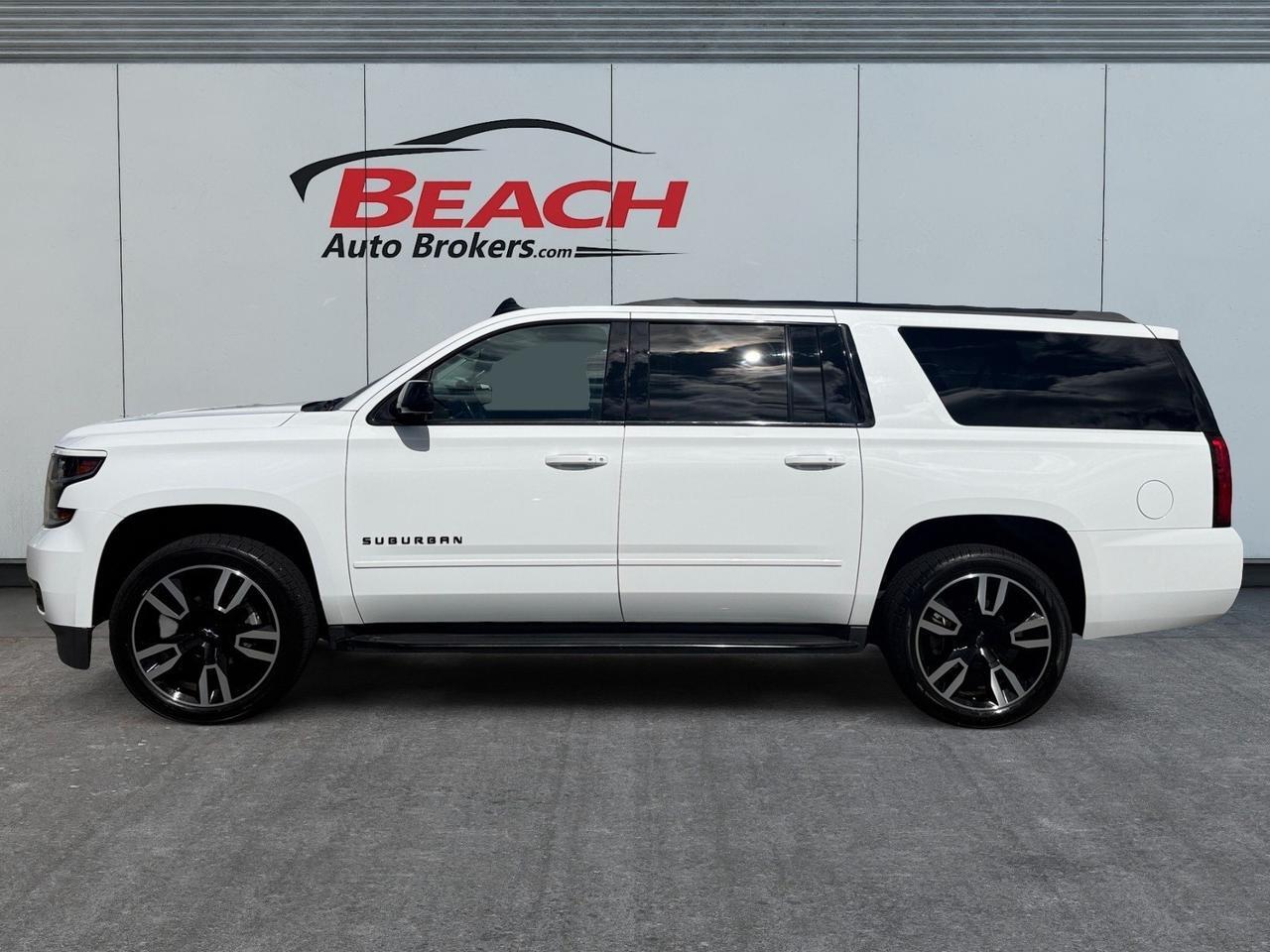 2020 Chevrolet Suburban Premier, HEATED/VENTILATED SEATS, HEATED REAR SEATS, POWER LIFTGATE, 3RD ROW, APPLE CARPLAY/ANDROID AUTO, WIFI, NAVIGATION, TOW PACKAGE, LUGGAGE RACK, POWER FOLDING MIRRORS, KEYLESS START, THIS IS THE PERFECT FAMILY VEHICLE! Norfolk VA