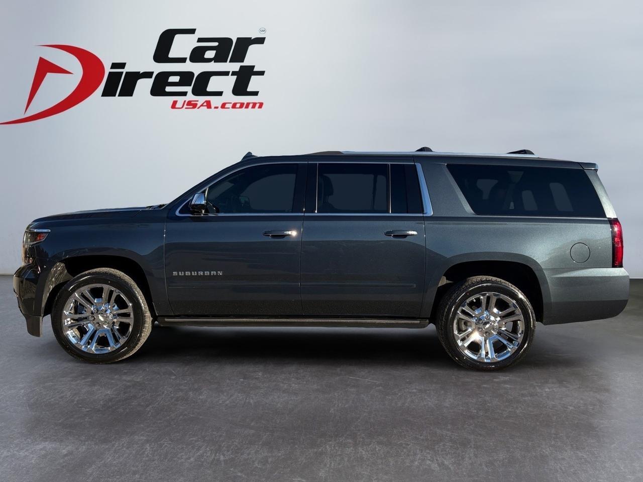 2020 Chevrolet Suburban Premier, POWER RUNNING BOARDS, HANDS FREE LIFTGATE, HEADS-UP DISPLAY, LANE KEEP ASSIST, FORWARD COLLISION ALERT, APPLE CARPLAY/ANDROID AUTO, HEATED STEERING WHEEL & SEATS, ROOF RACKS, CLEAN CARFAX, TAKE THE WHOLE FAMILY ON THE ROAD! Virginia Beach VA