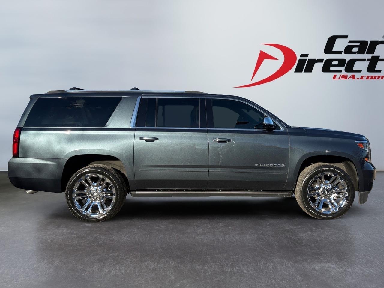 2020 Chevrolet Suburban Premier, POWER RUNNING BOARDS, HANDS FREE LIFTGATE, HEADS-UP DISPLAY, LANE KEEP ASSIST, FORWARD COLLISION ALERT, APPLE CARPLAY/ANDROID AUTO, HEATED STEERING WHEEL & SEATS, ROOF RACKS, CLEAN CARFAX, TAKE THE WHOLE FAMILY ON THE ROAD! Virginia Beach VA