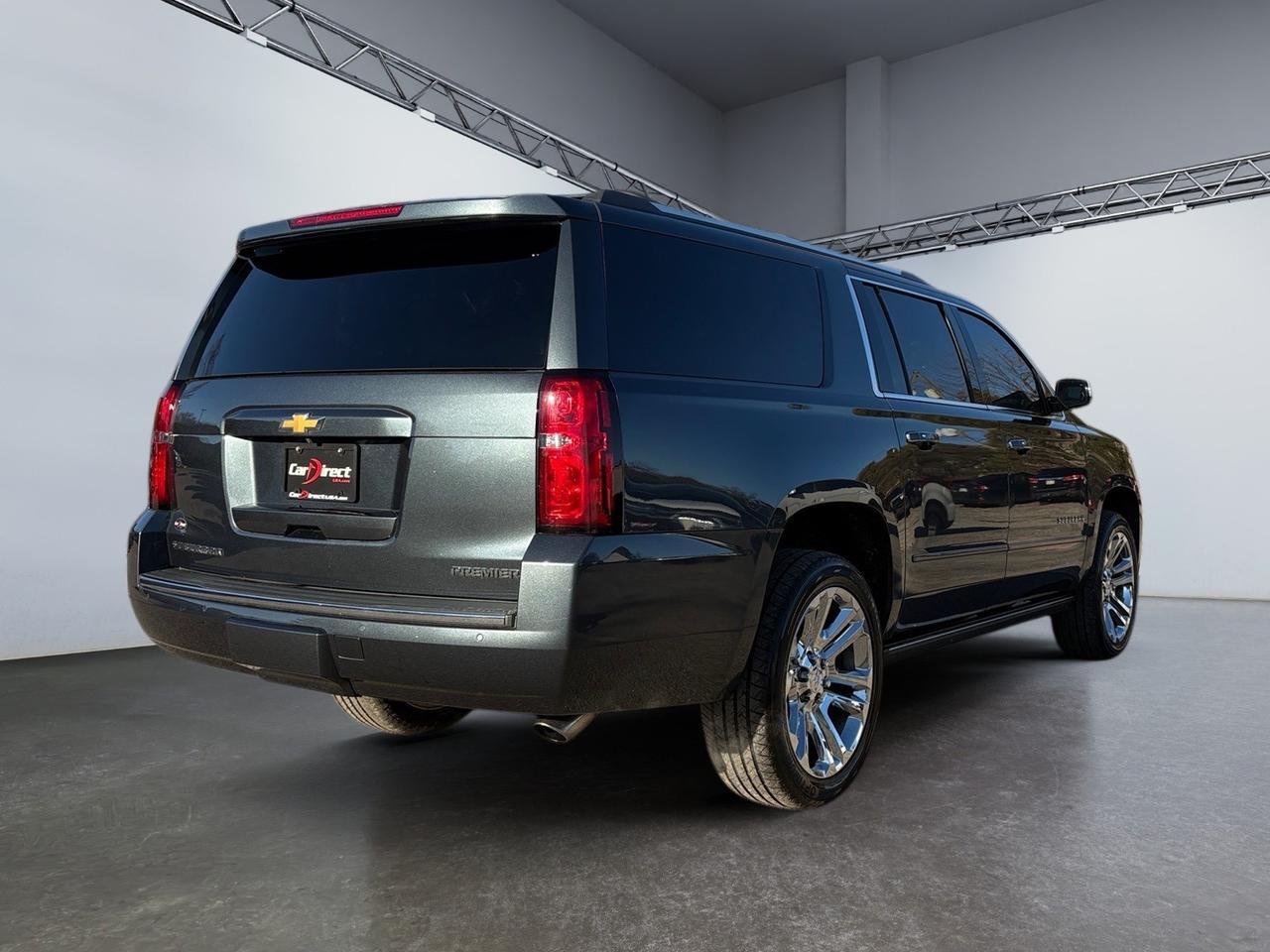 2020 Chevrolet Suburban Premier, POWER RUNNING BOARDS, HANDS FREE LIFTGATE, HEADS-UP DISPLAY, LANE KEEP ASSIST, FORWARD COLLISION ALERT, APPLE CARPLAY/ANDROID AUTO, HEATED STEERING WHEEL & SEATS, ROOF RACKS, CLEAN CARFAX, TAKE THE WHOLE FAMILY ON THE ROAD!